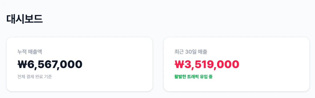 스레드 자동화 콘텐츠 판매 수익 정산 내역